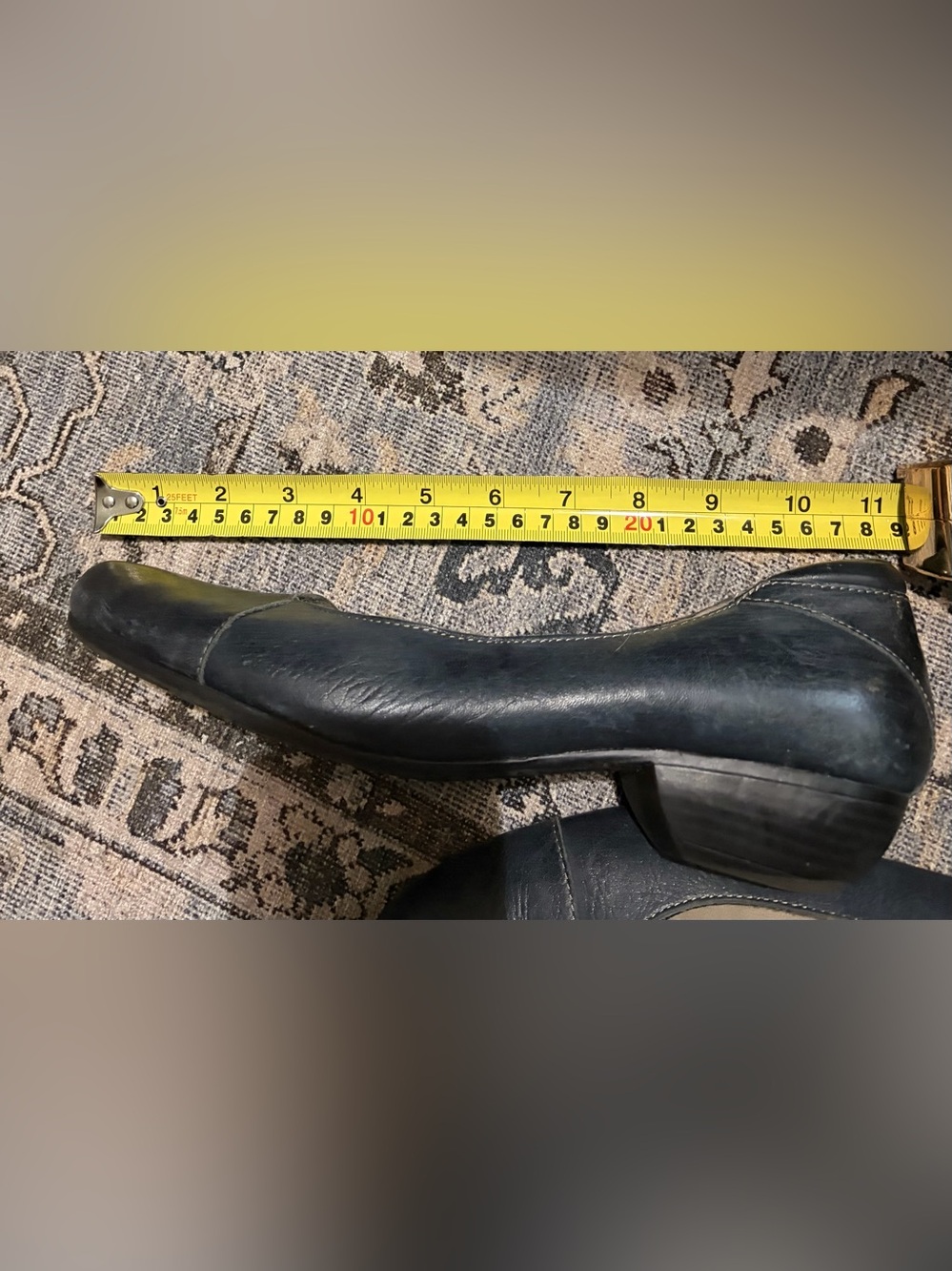 Taos Footwear Navy Leather Slip-On Ballet Flats - Picture 4 of 4